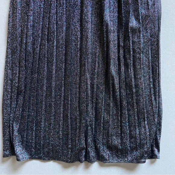 Moulinette Seurs Anthropologie glitter sparkle party sleeveless dress Sz 0 - Picture 7 of 17